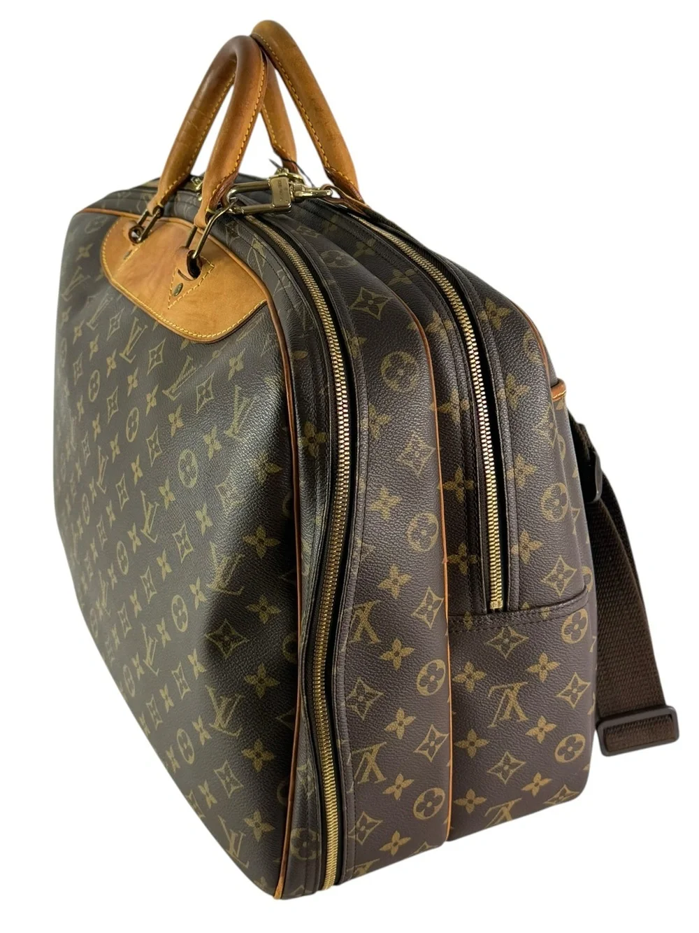 LOUIS VUITTON Alize 24 Heures Duffle Luggage Bag Made in France Authenticated
